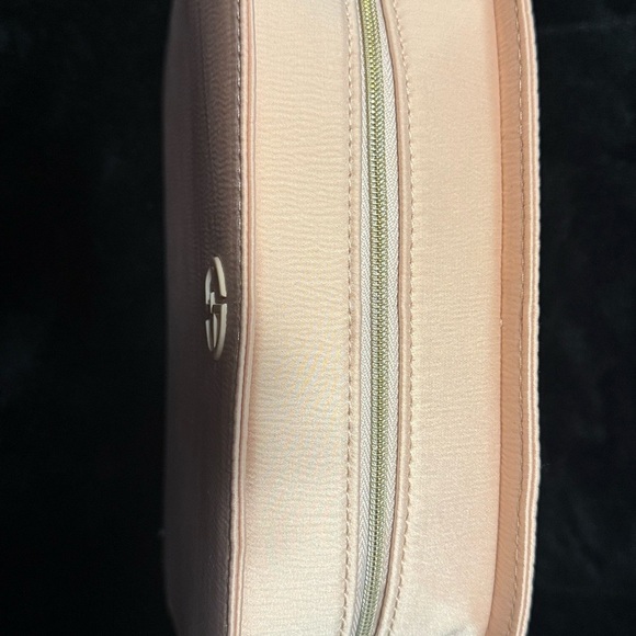 Giorgio Armani Pouch blush pink nude cosmetic toiletry case holder/ wristlet - Picture 7 of 15